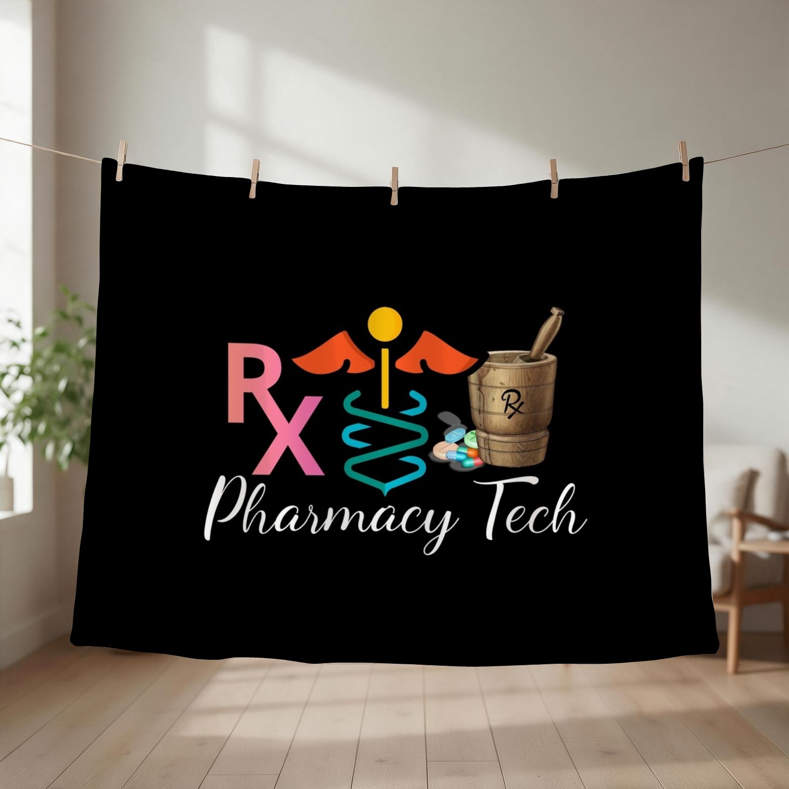 3D Printing In Pharmacy - Pharmacy Tech Medicine Pharmacy Technician Throw
