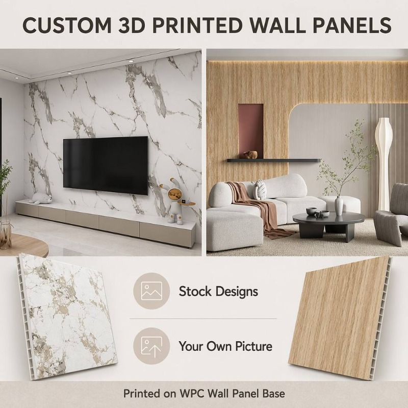 3D Printing Wall - Anbest 3D Printed WPC Wall Panel