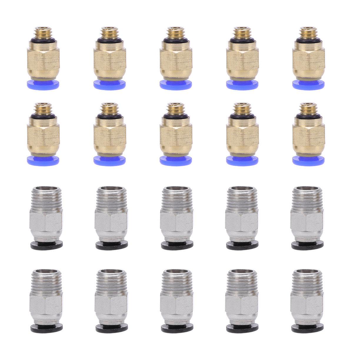 3D Printer Extruder - 20Pcs Pneumatic Push Connector Pc4 M10