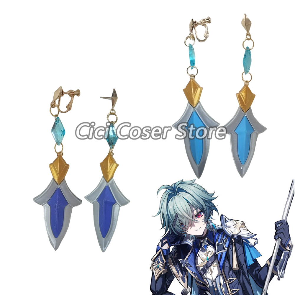 3D Printing Earrings - NEW Genshin Impact Lohen Cosplay Accessories