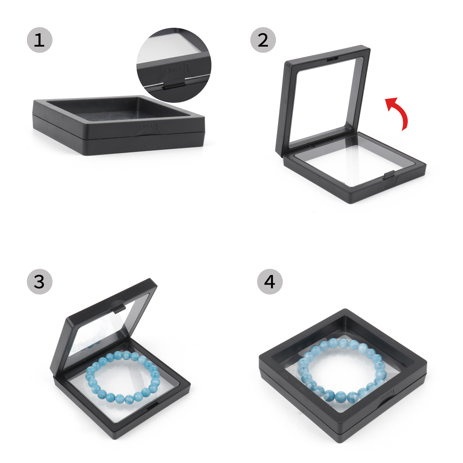 PE Film Black Jewelry Storage  - 3D Printing Earrings review and price