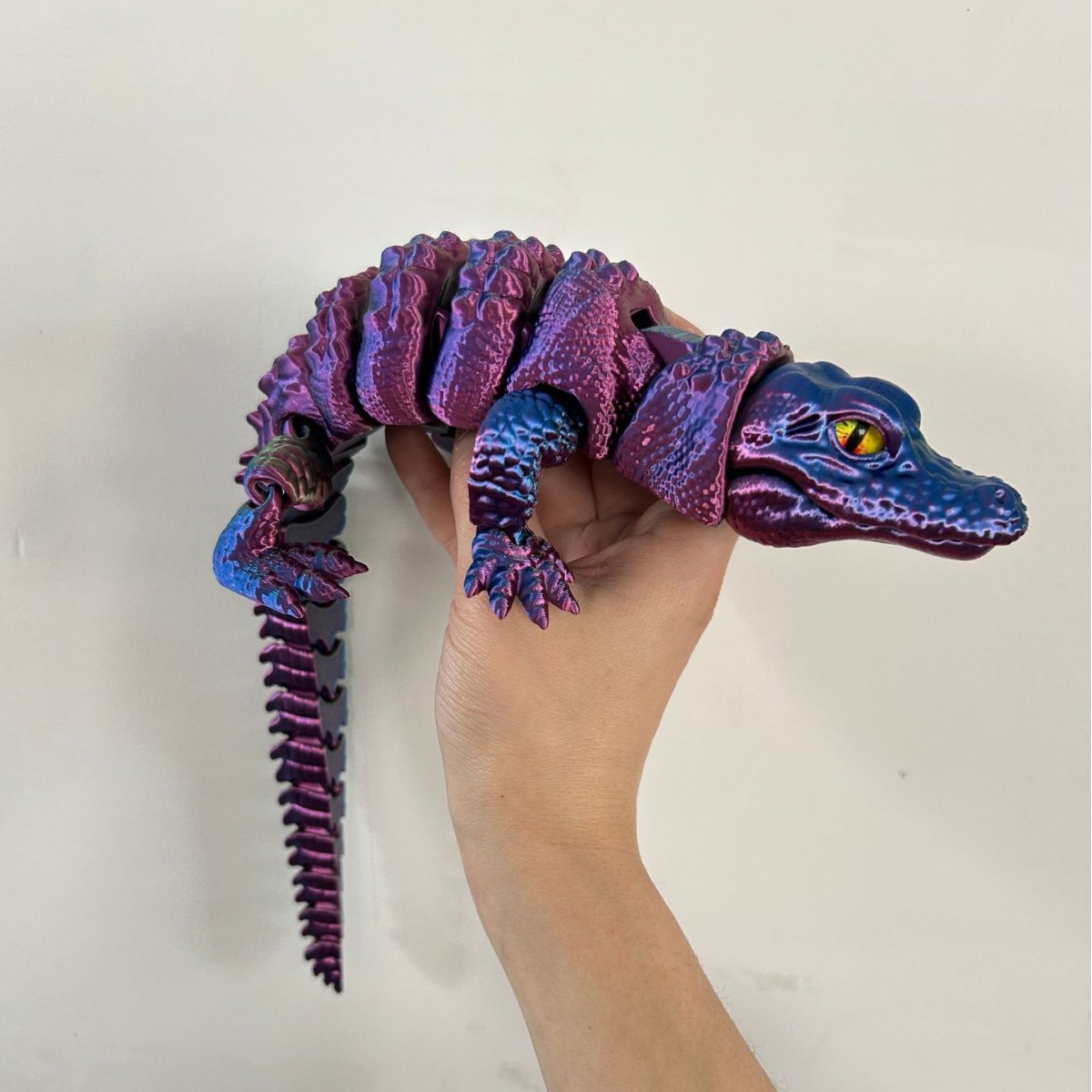 3D Printed Crocodile with Inte - 3D Printing Gif review and price