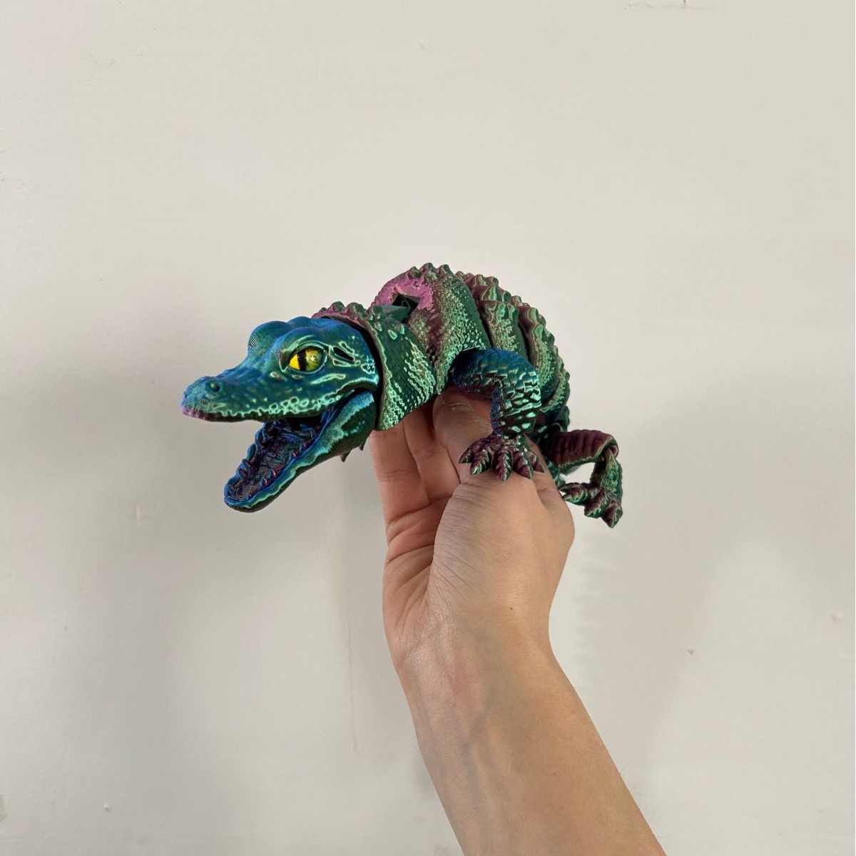 3D Printed Crocodile with Inte - 3D Printing Gif review and price
