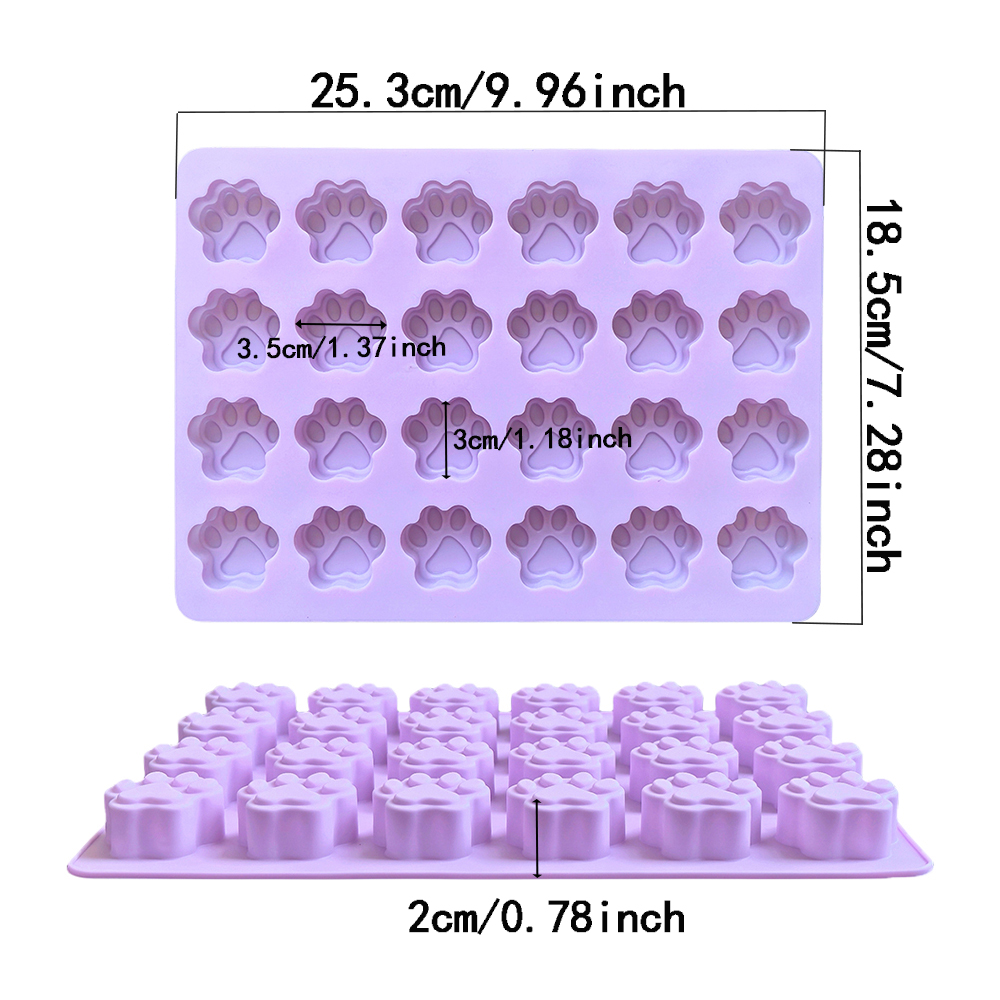 1pc 24 hole cat paw shaped cho - 3D Printing Model Free review and price