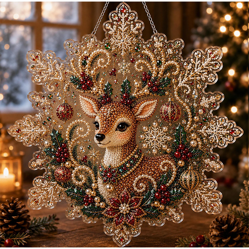 DIY Christmas Pearl Diamond Pa - 3D Printing Gif review and price