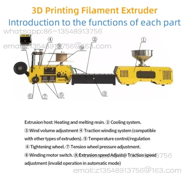 Mini Desktop Plastic Extruder  - 3D Printing Waste review and price