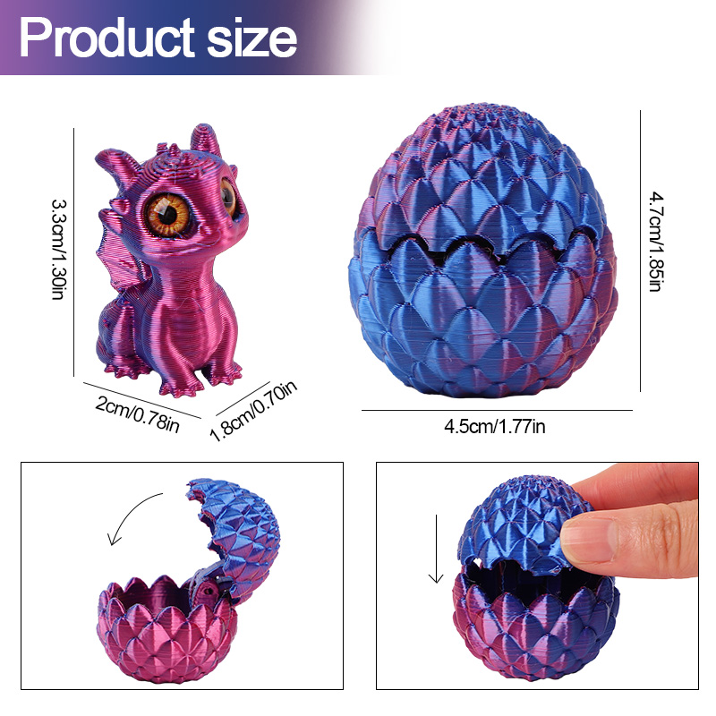 Cute 3D Printed Dragon Eggs wi - 3D Printing Gif review and price
