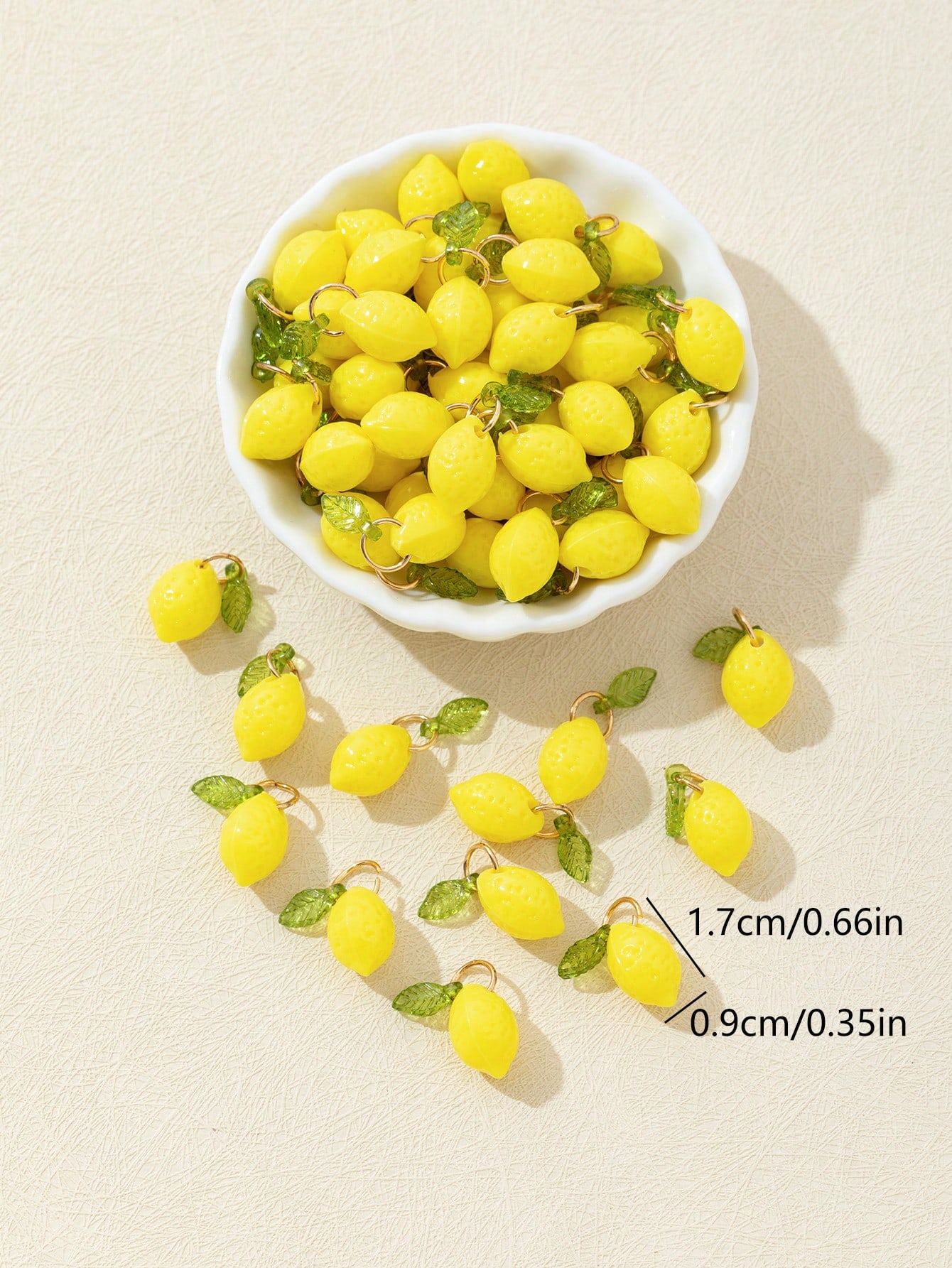 10Pcs 3D Lemon Resin Charms Pe - 3D Printing Earrings review and price