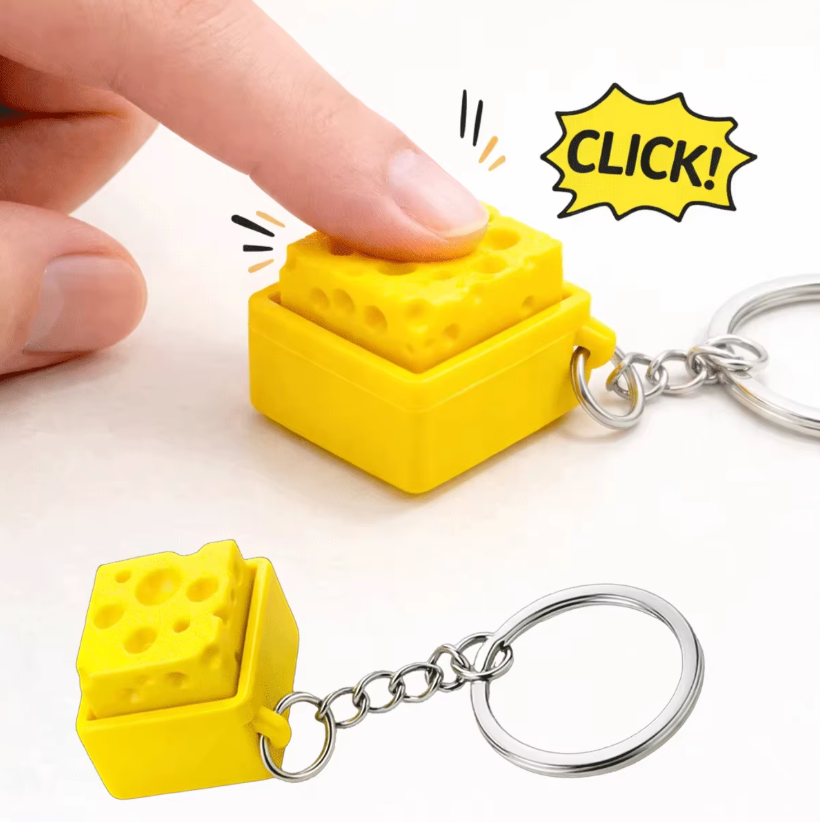 3D Printed Mini Cheese Keyboar - 3D Printing Gif review and price