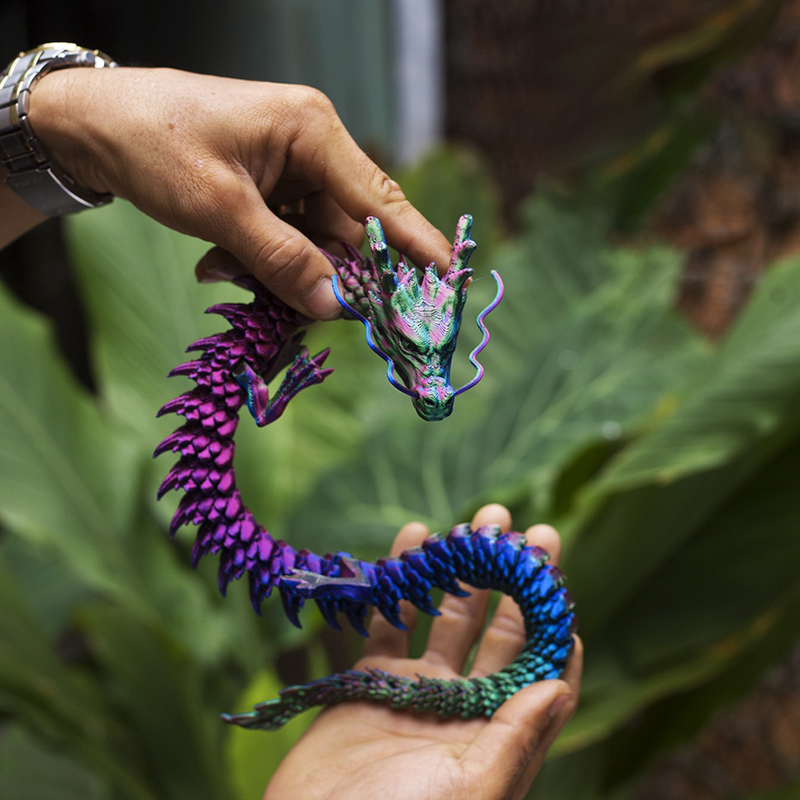 3D Printing Dragon Model Craft - 3D Printing Gif review and price