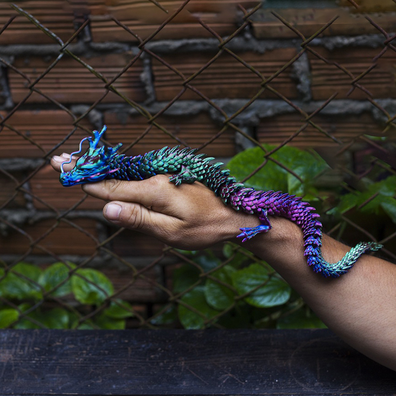 3D Printing Dragon Model Craft - 3D Printing Gif review and price