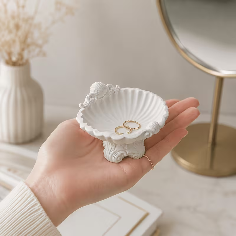 Vintage Baroque Shell Shape 3D - 3D Printing Earrings review and price