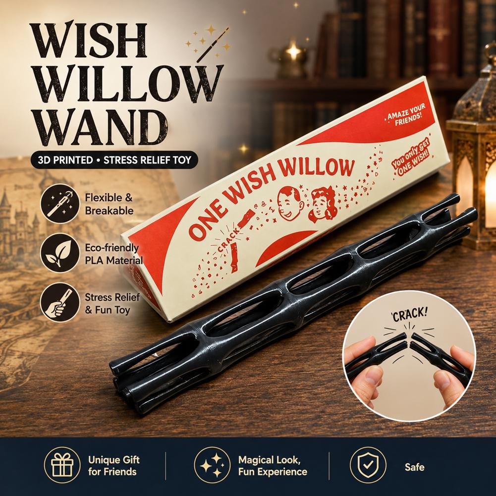 3D Printed One Wish Willow Key - 3D Printing Gif review and price