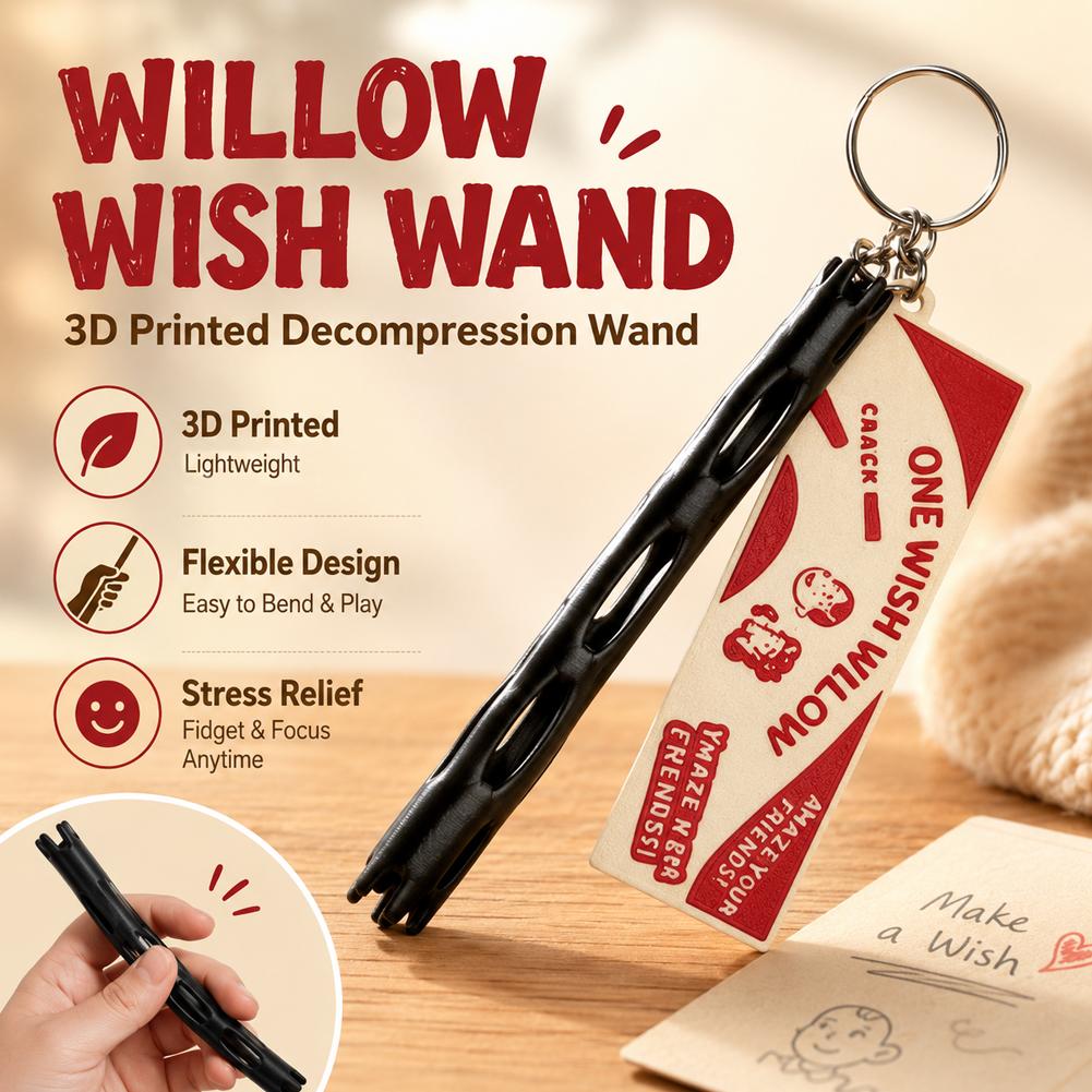 3D Printed One Wish Willow Key - 3D Printing Gif review and price