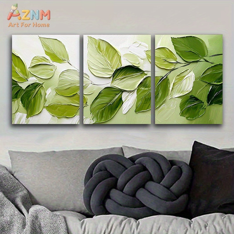 AZNM 3D Textured Green Leaf Im - 3D Printing Wall review and price