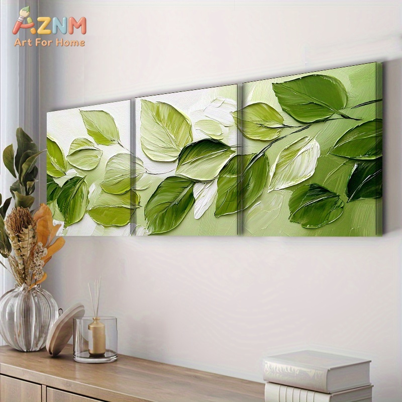 AZNM 3D Textured Green Leaf Im - 3D Printing Wall review and price