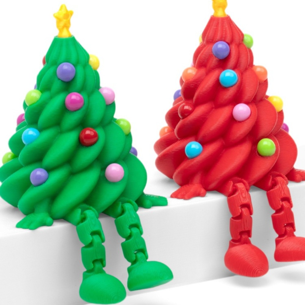 3D Printed Christmas Tree Figu - 3D Printing Gif review and price