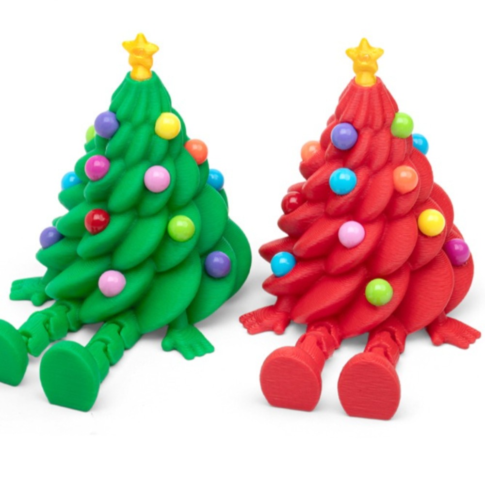3D Printed Christmas Tree Figu - 3D Printing Gif review and price