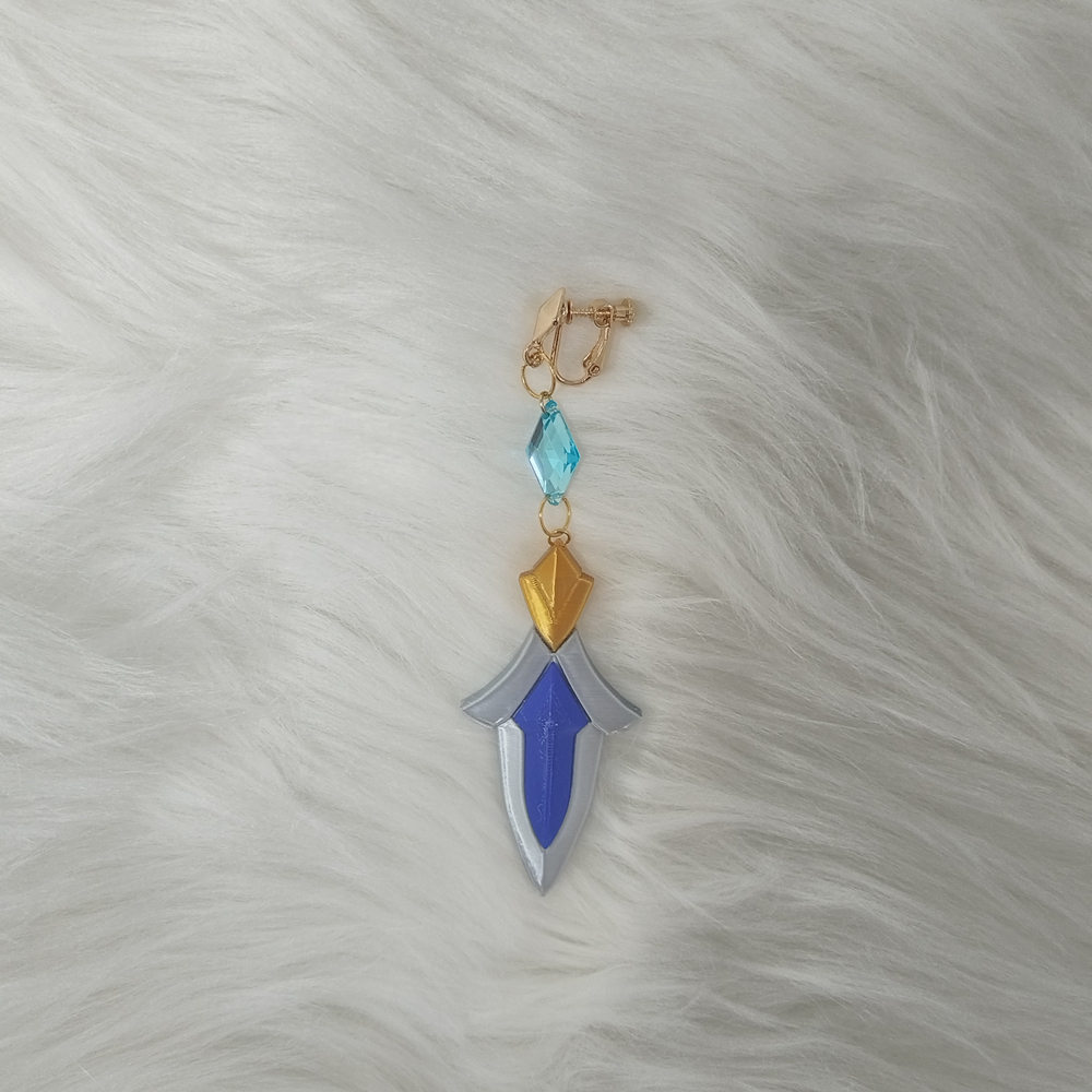 NEW Genshin Impact Lohen Cospl - 3D Printing Earrings review and price