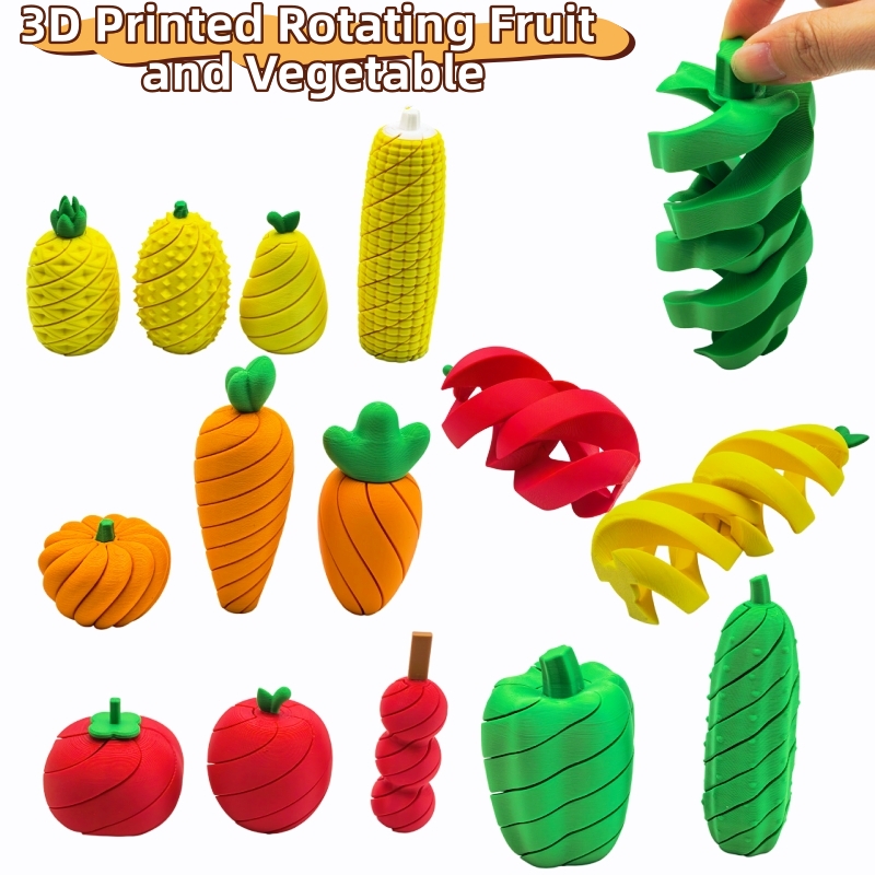 3D Printed Fruit and Vegetable - 3D Printing Gif review and price