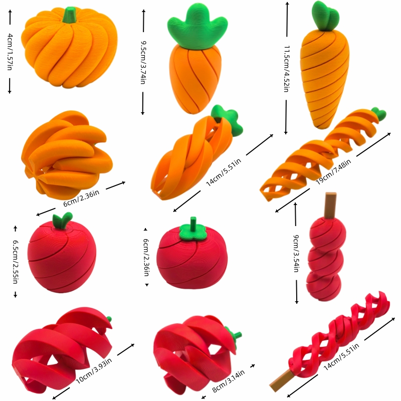 3D Printed Fruit and Vegetable - 3D Printing Gif review and price